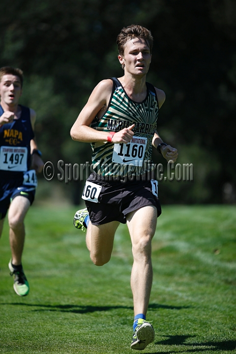 2014StanfordD2Boys-185.JPG - D2 boys race at the Stanford Invitational, September 27, Stanford Golf Course, Stanford, California.
